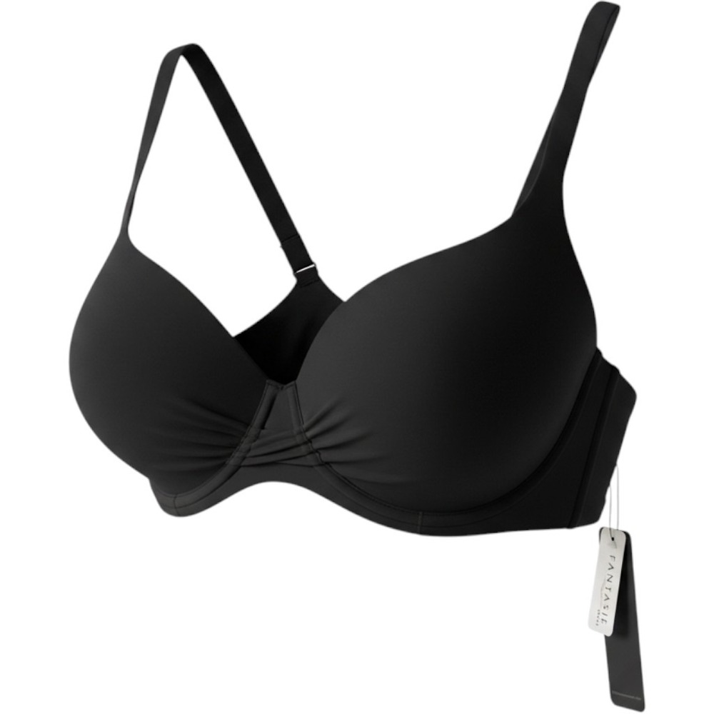 Fantasie Swim Bikini Top Black Twist Front Underwire Womens US 32DDD NWT